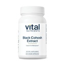 Vital Nutrients Black Cohosh Extract 250mg|여성의 폐경기, Hormonal Balance 및 PMS 지원을위한 Vegan Supplement * 글루텐, 낙농 및 콩 무료 | Non-GMO | 60 캡슐