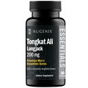 Nugenix Essentials Tongkat Ali for Men, 남성 건강 지원, Longjack Eurycoma Longifolia 추출물, 30ct