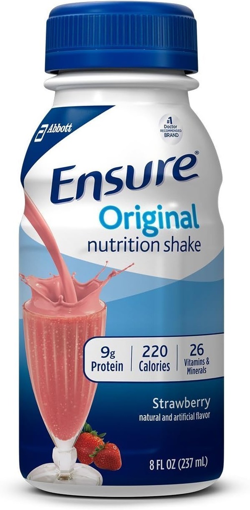 본래 영양 Shake, 딸기, 8개 온스, 6개의 조사를 확신하십시오