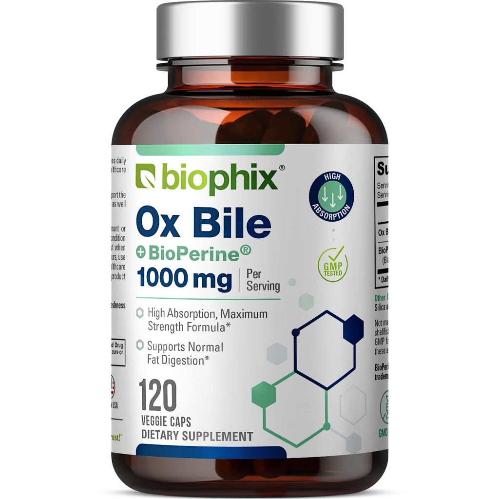 BioPerine 120 Veggie 캡슐 - 높은 흡수 소화 효소 보충 - Liver Metabolic GI 지방 대사 지원