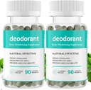 가득 차있는 몸 탈취 보충교재, 자연적인 탈취제 알약 보충교재, Defeat 냄새 Naturally 캡슐, 여성 & 남자 90 조사를 위한 Chlorophyll 캡슐