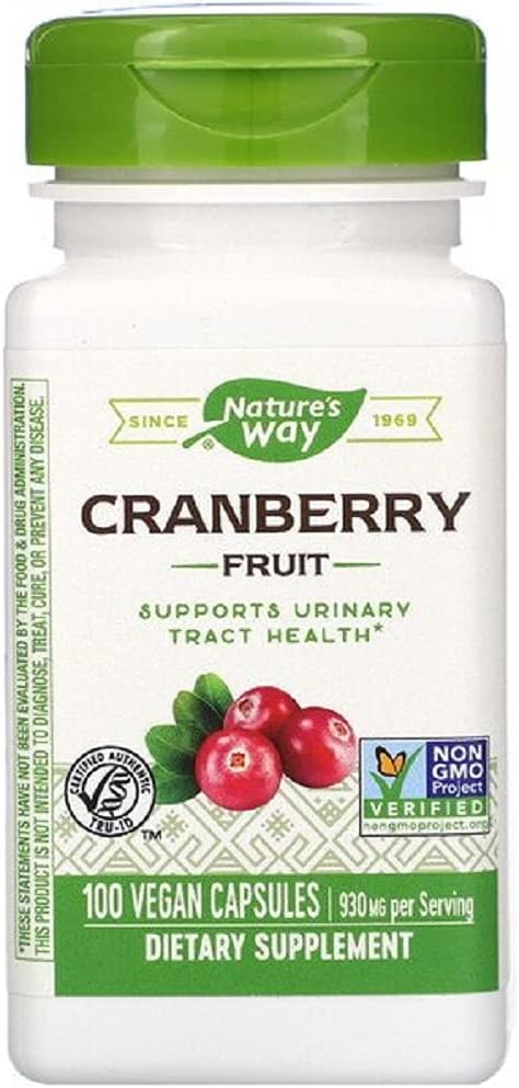 자연의 방법 크랜베리 과일, 465 Mg, 100 모자