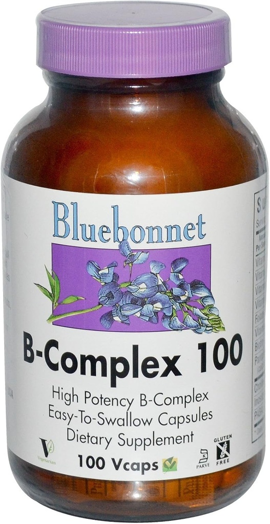 Bluebonnet - B-Complex 100mg - 100Veg 모자