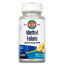 KAL 메틸 Folate 1000 mcg, 5-MTHF 활동적인 모양, Folic 산 보충교재, 심장 건강, Prenatal, 계류 및 뇌 지원, 채식주의자, 자연적인 레몬 ActivMelt, 60 일 보증, 60 봉사, 60 마이크로 정제