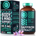 여성과 남성을위한 소프론 보충제 - 88.5mg 순수 소프론 추출물 - 산화 방지제, 눈 건강, 에너지 지원 및 무드 부스터 - Vegan, 미국에서 만든 60 캡슐 매일