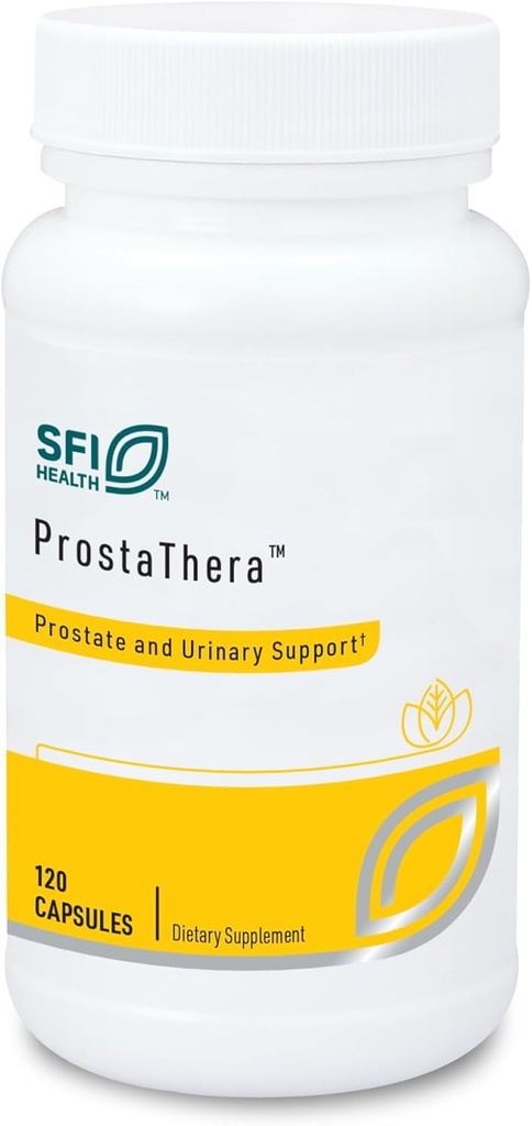 Klaire Labs SFI 건강 Prostathera - Saw Palmetto, Pollen, Nettle, Pygeum & Minerals와 남성을위한 전립선 보충 - Prostate & Urinary Health (60 정제) 지원 글루텐 무료 보충제