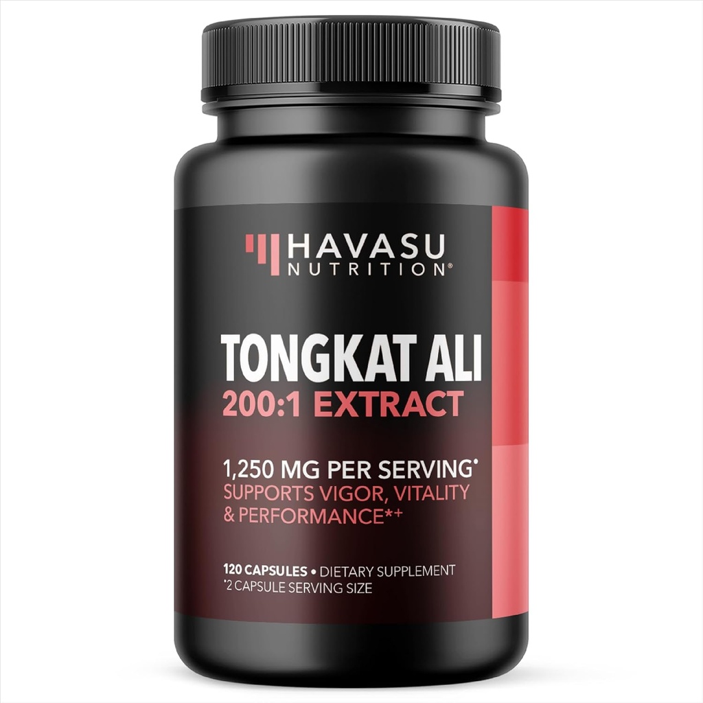 남자를 위한 Tongkat 알리 Longjack 캡슐 - 서빙 당 1,250mg - Eurycoma Longifolia 추출물 200:1 - 지원 남성 건강, 에너지, 및 성과 - 120 조사 - Non-GMO, 채식주의자 - 2 달 공급