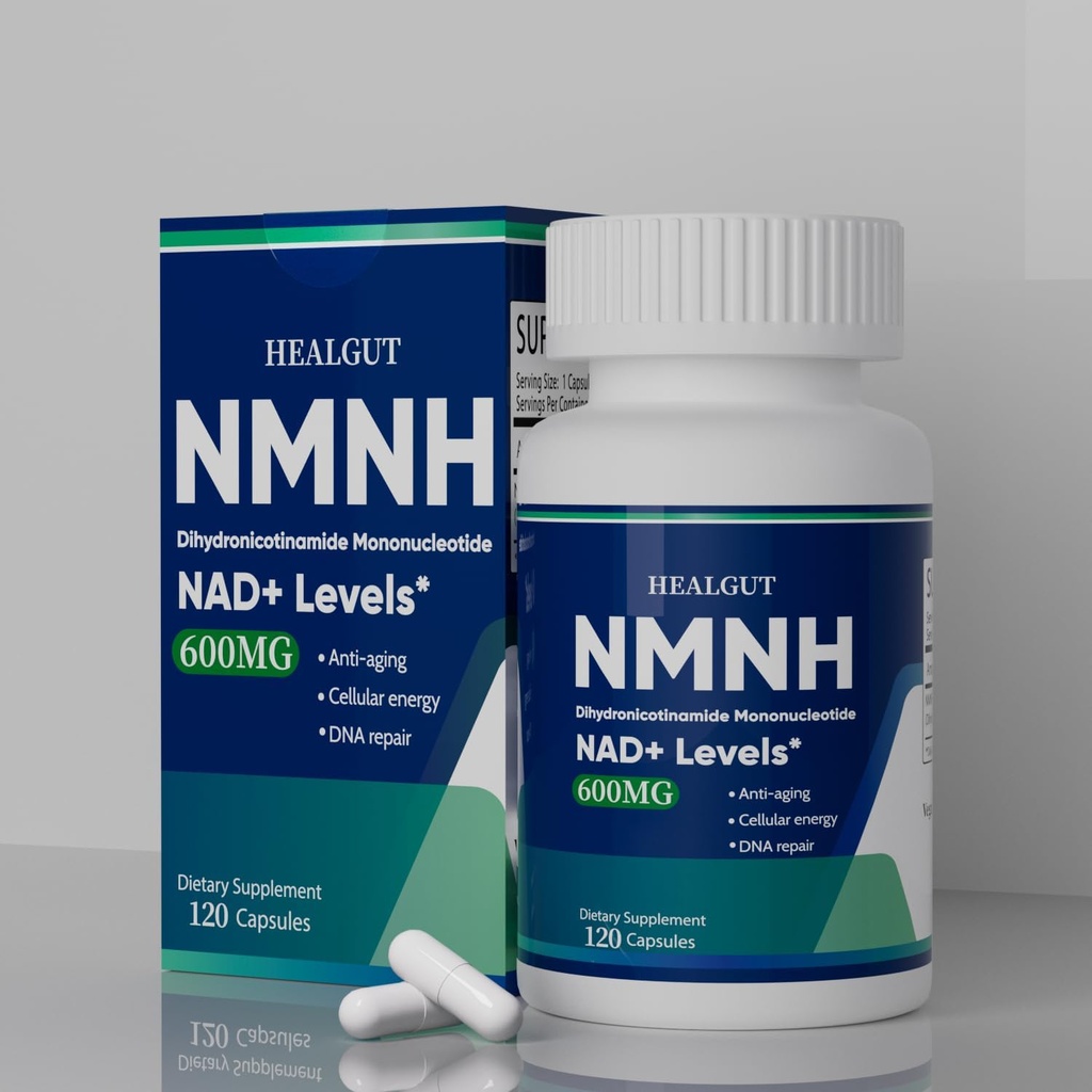 NMNH 캡슐: 120 조사, ND+를 위한 600mg NMNH 보충교재 사업영역