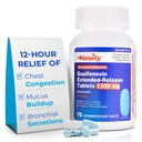 시간 모자 LABS, INC. Guaifenesin 1200 mg 장시간 방출 정제 - 성인을 위한 기대하는 Mucus 기복 & 가슴 혼잡 기복 - 12 까지 시간 지속 - 70 조사