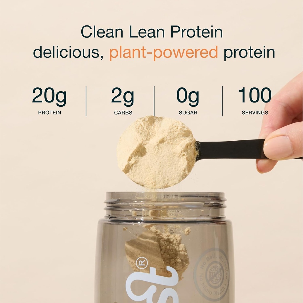 Nuzest - Pea Protein Powder - Clean Lean Protein, Premium Vegan Plant 기반 단백질 분말, Dairy Free, Gluten Free, GMO Free, Protein Shake, Rich Chocolate, 100 서빙, 5.5 lb