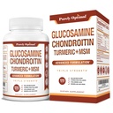 Purely Optimal Glucosamine Chondroitin MSM 보충교재 w/Turmeric & Boswellia - 남자 & 여자를 위한 글루코사민 황산염 합동 보충교재 - 120의 정제