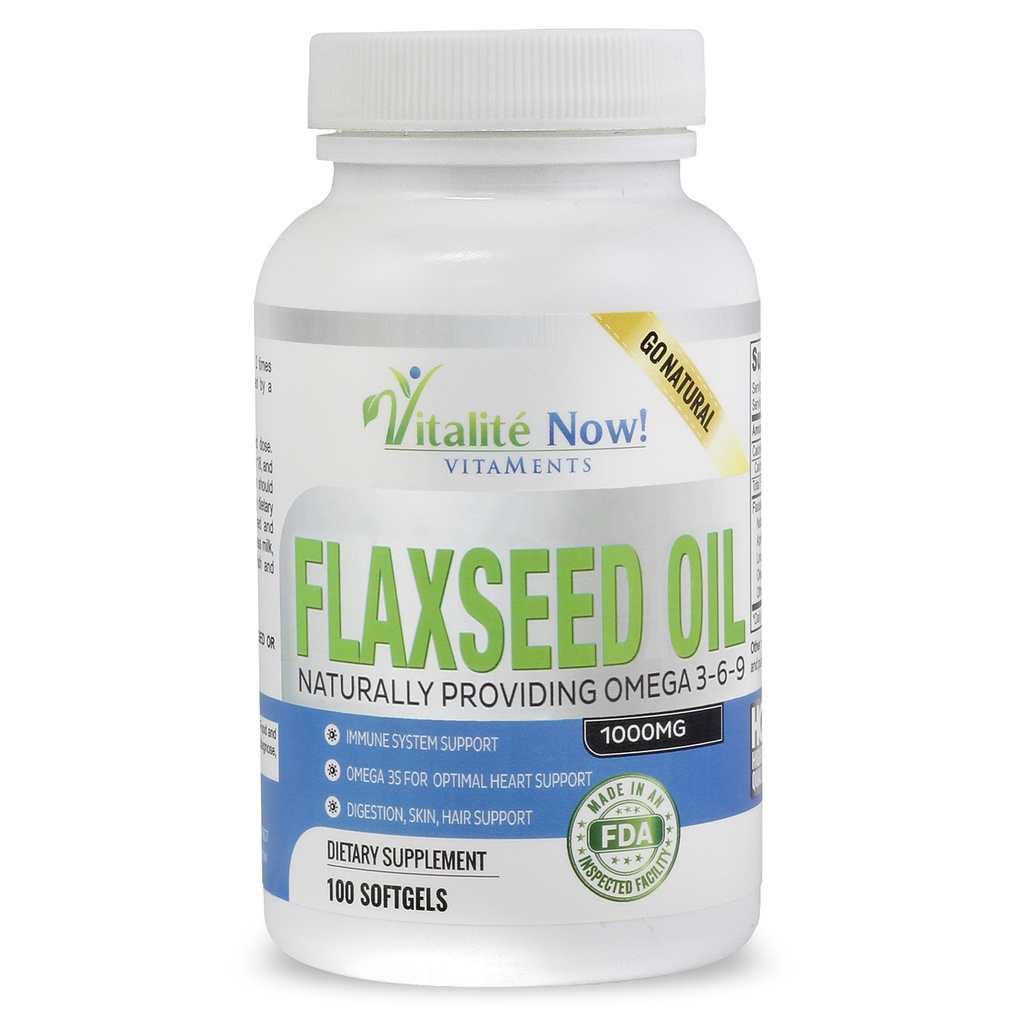 유기 Flaxseed 기름 Softgels - 1000mg 프리미엄, 버진 감기는 Flax씨에서 압박했습니다 - 머리 피부 & 못 지원 - Omega 3-6-9 보충교재 - 100개 조사 - 3 달 이상 공급!