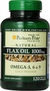 Puritan의 Pride 프리미엄 천연 플럭스 오일 1000 mg 오메가-3, 6 & 9 냉 프레스, 120 Softgels