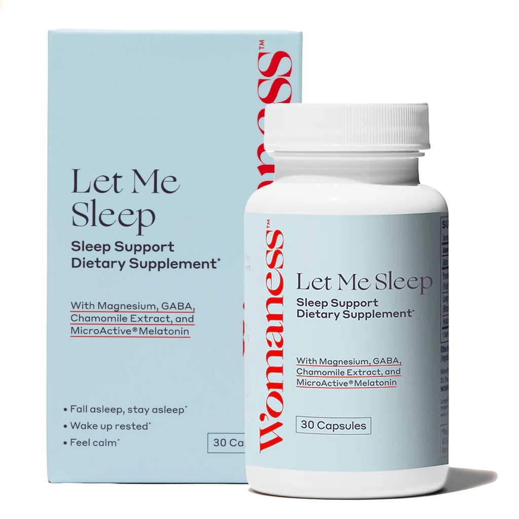 여신은 성인을위한 나를 수면 보조제 - Melatonin 3mg, 마그네슘 보충, GABA 및 Chamomile 추출물 - 수면을위한 야간 지원 - 30 캡슐