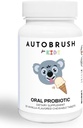 autobrush Kids 구두 치료 느린 용해 Probiotic 정제 | 치과 보조제 | Healthier Teeth and Gums | Balanced Mouth Biome| 30 Count (Vanilla) (1)
