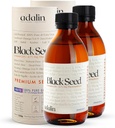 adalin Black Seed Oil Liquid 16.8 fl oz | Nigella Sativa Seed Oil | High Thymoquinone | Cold Pressed | Glass Bottle | Blackseed | Vegan | 글루텐 프리