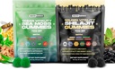 헤라클레스 해 Moss & Pure Himalayan Shilajit Gummies 골드 | 100 % 천연 유기농 채건 | 추가 설탕 | Ashwagandha Tongkat Ali Ginseng Spirulina Moringa Manuka Honey | 60 Gummies 2 Pack