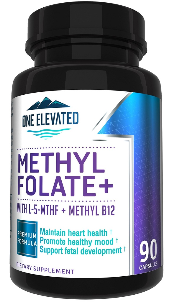 두 배 힘 & 최대 생물 활성 메틸 Folate! 가장 높은 약제 급료 Methylcobalamin (B12), Niacin, B1, B2 B6로 공식화하는. 최대 결과 3 달 공급을 위해 Synergistically 일하십시오