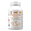 ANDREW LESSMAN 비타민 K2 MK7 120 mcg 60 Softgels - 건강한 칼슘 이용을 위해 필수, 최적 해골, 심장 및 동맥 건강을 승진시킵니다. 첨가물 없음. 작은 쉽게 삼키기 Softgels