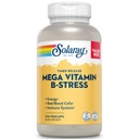 SOLARAY Mega Vitamin B-Stress - Timed Release Vitamin B Complex w/Vitamin B12, B6, Folic Acid, VIT. C - 스트레스, 에너지, 붉은 혈액 세포, 면역 지원 - Vegan, 60 일 보증 (276 CT)
