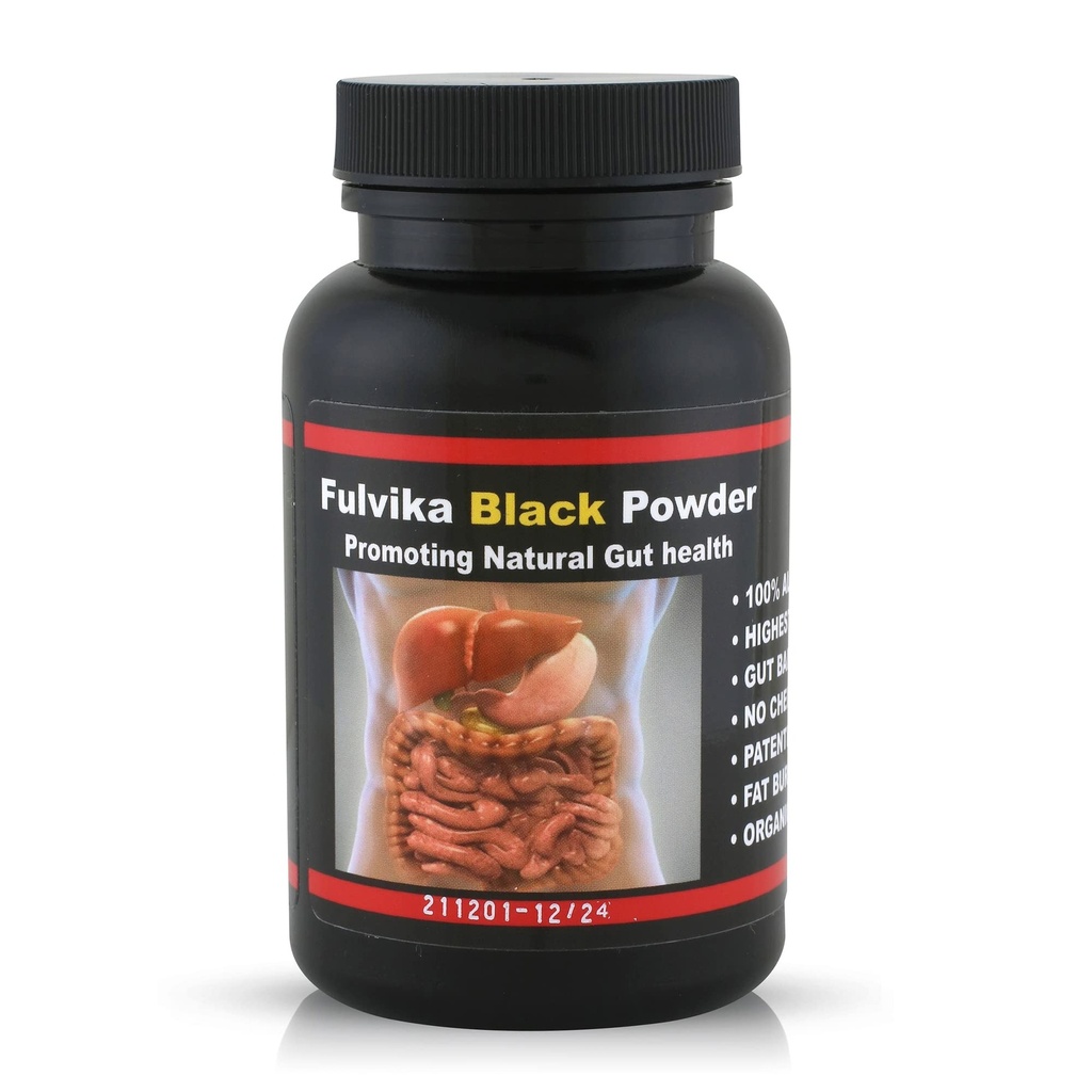 74 + Humic & Fulvic 산 (166 서빙) (Flavorless) - 식물 기반, Vegan, Trace Minerals Supplement with Electrolytes & Alkaline pH (Kosher) - 검은 물 - Fulvika Black
