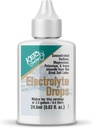 Keto Chow Electrolyte Hydration Drops - Keto Diets & Intermittent Fasting - Immune Support - 글루텐 & Sugar Free - 나트륨, 마그네슘, 칼륨 및 Trace Minerals - Unflavored - 0.83 fl oz
