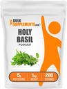 BulkSupplements.com Holy Basil Powder - Holy Basil Supplement, Holy Basil Leaf Powder - Tulsi Holy Basil, Herbal & Gluten 무료, 서빙 당 5g, 1kg (2.2 파운드) (팩 1)