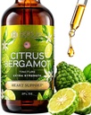 Citrus Bergamot Drops 2 fl oz - 미국에서 만든 - 자연 산화 지원, 심장 및 대사 웰빙 보충 - Bergamot 추출물