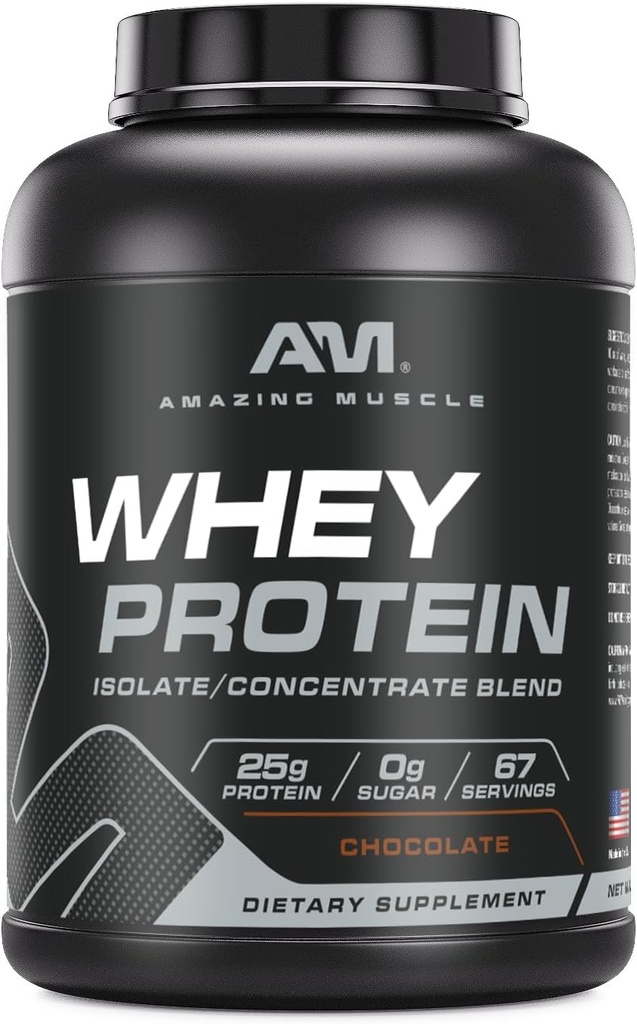 굉장한 근육 100% Whey 단백질 분말 *Whey 단백질을 가진 진보된 공식은 매우 거르는 Whey 단백질 농축물 (Chocolate, 5 lb)로 1 차적인 성분 Along로 격리합니다