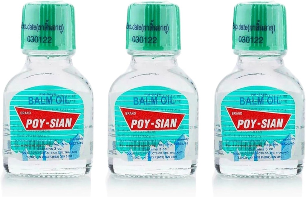 POY-SIAN 타이어 PIM-Saen 발름 기름 3ml (포장 3)