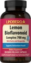 Lindberg Lemon Bioflavonoid Complex | 700mg | 250 캡슐 | 루틴과 헤스페인과의 보충 | 비 GMO, 글루텐 무료
