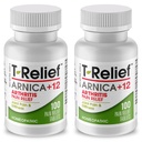 T-Relief Extra Strength Arthritis Arnica +12 Pain Relieving Natural Medicines Help Reduce Soreness Stiffness Aches & Pain in Joint Naturally - 100 태블릿 (2 팩)