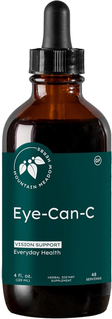 산 메도우 허브 아이 캔 C 4oz. | Ginkgo Biloba, Night Vision, Dry-Eye Relief, Glare Reduction & Healthy Circulation Support와 액체 비전 건강 및 지원