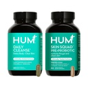 HUM Full Skin Detox and Cleanse -문제 피부와 여드름 끊어짐 유기 조류, Detoxifying 허브, 피부 Squad 및 매일 Cleanse를 위한 프로보틱스