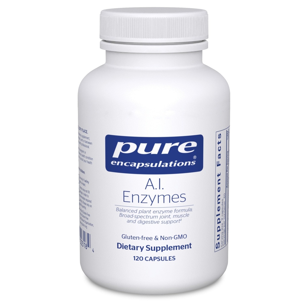 Pure Encapsulations A.I. Enzymes | 관절, 근육 및 소화 지원을위한 균형 잡힌 식물 효소 공식 | 120 캡슐