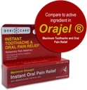 GeriCare Benzocaine 20% 최대 힘 Toothache & 구두 즉시 진통 젤 0.5 oz. Toothaches, Gum Irritation, 감도 & 입 Sores를 위한 빠른 행동 엄지 고통 처리, (1의 포장)