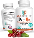 K2-90 Chewable 정제와 비타민 D3 2000 IU Cherry flavoring-Natural Energy Booster-Supports Vitality, Immune Health, 및 남성 및 여성을위한 비타민 K2와 전체 웰빙 비타민 D3