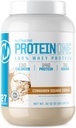 NutraOne ProteinOne Whey Protein은 남성 및 여성을위한 단백질 쉐이크 파우더와 복구 및 빌드 근육을 촉진합니다 (Cinnamon Square Cereal- 2 파운드.)