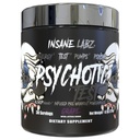 Insane Labz Psychotic 시험, 높은 자극 테스토스테론 에너지 및 펌프 DMAE Bitartrate, D Aspartic 산, Creatine HCL 및 글리세롤 Monostearate, 30의 서빙, 포도를 가진 전 운동 분말을 밀어