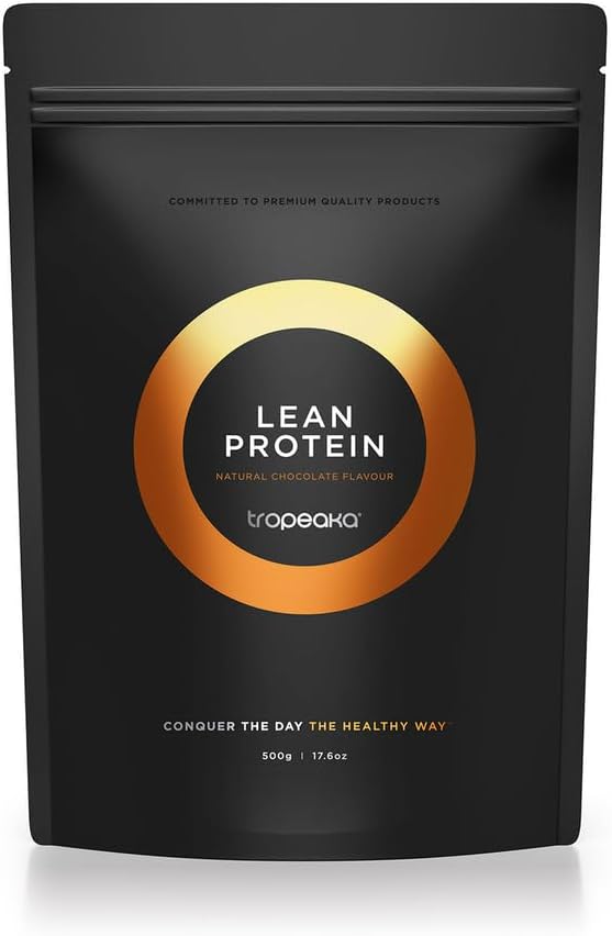 Tropeaka Plant 스무디 및 쉐이크에 대한 Lean Protein Powder - 초콜릿 - 남성 및 여성을위한 Vegan Protein, Gluten Free, Dairy Free, Non-GMO, 17.6oz (20 서빙)