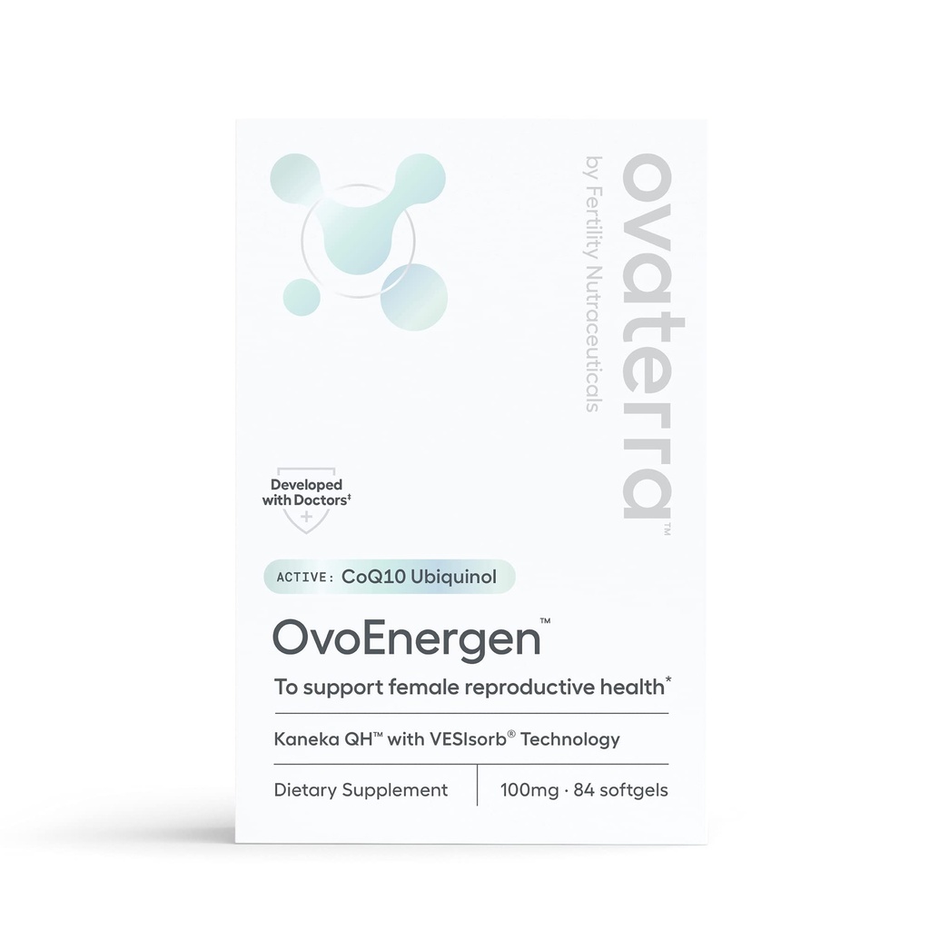 OvoEnergen CoQ10 여성을 위한 보충교재는 Kaneka QH, VESIsorb® 기술 84-100mg Softgel 캡슐 - 28 일 공급을 가진 Reproductive 건강 그리고 계란 건강 fertility 승압기를 지원합니다