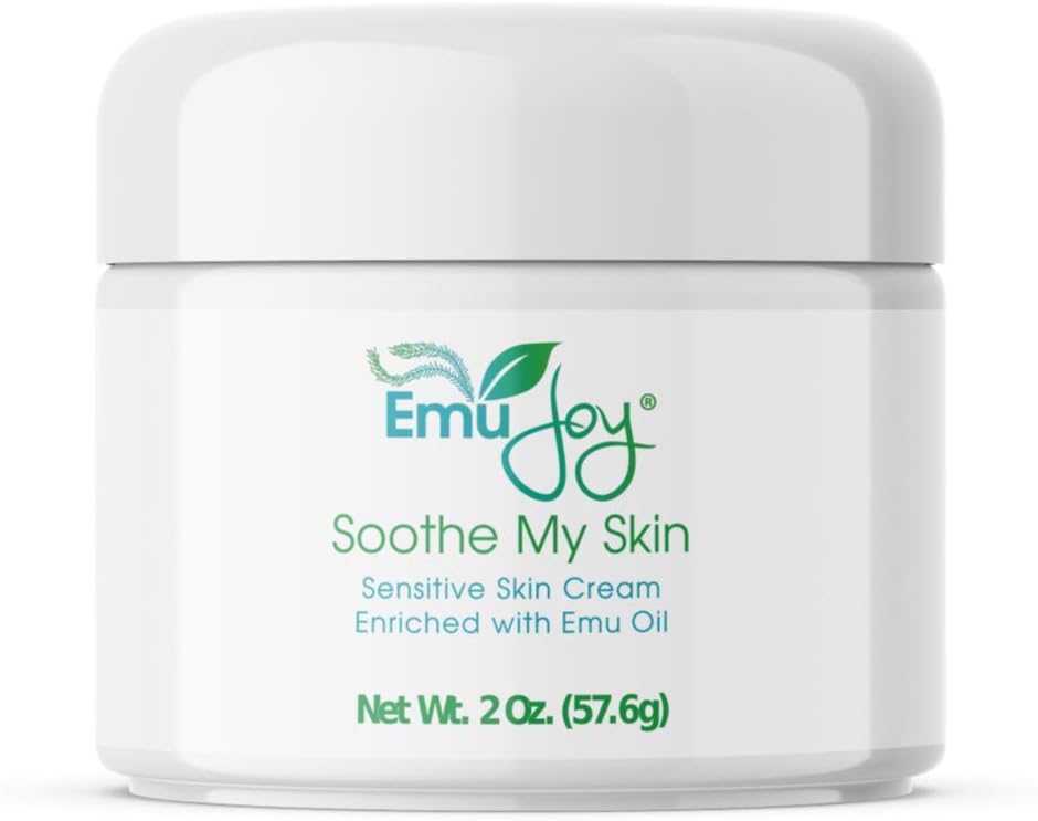 민감한 피부를 위한 Soothe 나의 피부 크림 - Stocking Stuffers. Eczema 크림 Psoriasis Atopic Dermatitis Lichen Sclerosus. Emu Oil with Only 천연 성분