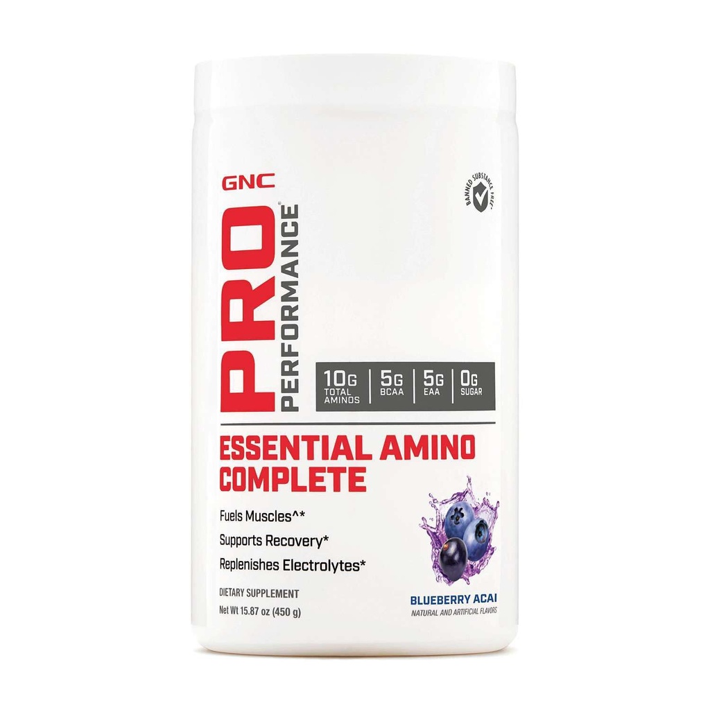 GNC Pro Performance Essential Amino Complete, 블루베리아, 30 인분