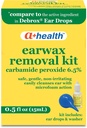 A+Health Earwax 제거 장비, Carbamide 과산화물 6.5%, 미국에서 만드는, 하락과 귀 전구 주사통, 0.5 온스