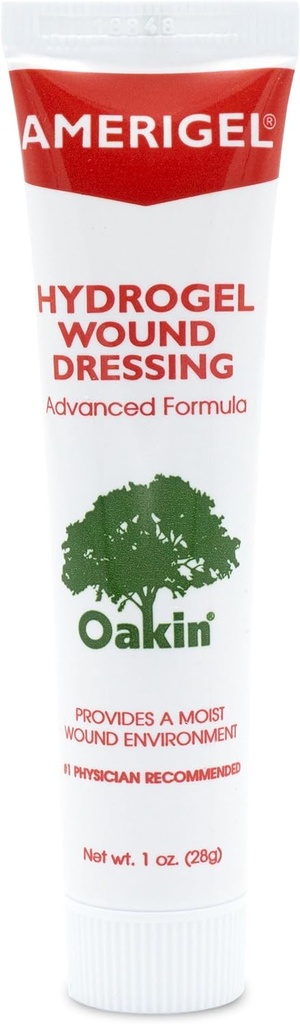AMERIGEL Hydrogel Wound Dressing (1 oz.) - 건조한 부상을 위한 습기 부유한 치유 환경을 제공합니다