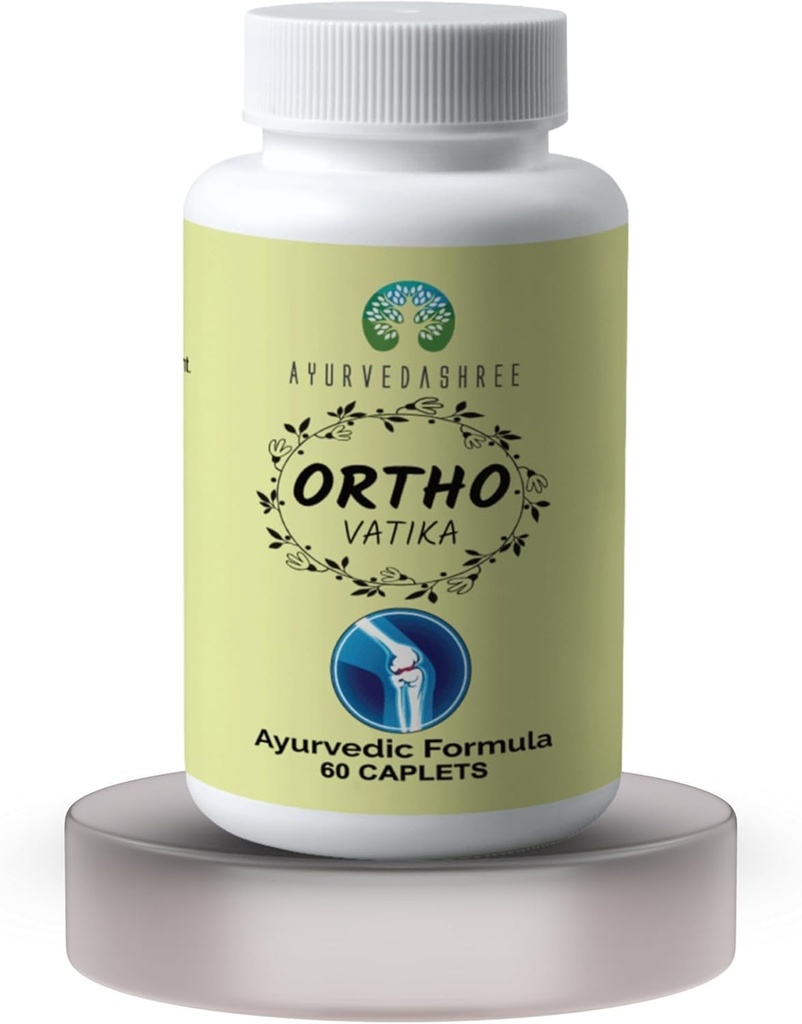 Ortho Vatika 60 Caplets | Ortho Herb | Orthoherb | Boswellia Serrata Herb | 1000 MG의 60 캡슐 | 8개의 천연 허브와 오메가-3의 1000 MG 캡렛 농축물