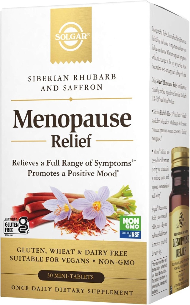 Solgar Menopause 구호 - 30 정제