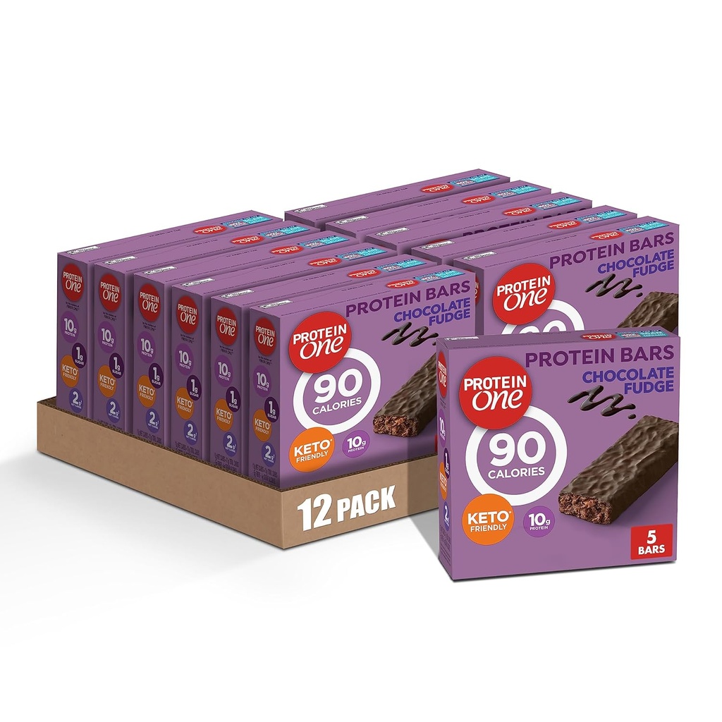 단백질 하나 90 칼로리 단백질 막대기, 초콜렛 판, Keto 친절한, 5 Ct, 4.8 oz (12의 포장)