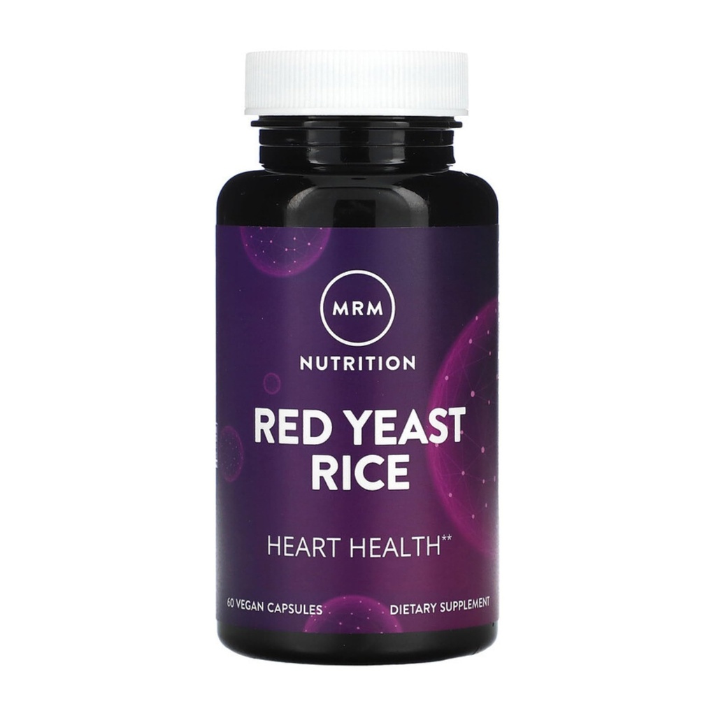 MRM Nutrition Red Yeast Rice | 모노콜린 K + 시트린 인 무료 | 글루텐 프리 + 비건 | 30 인분